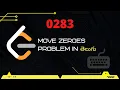 Move Zeroes Leetcode 283 in Telugu