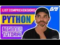Learn Python 2023 Tutorial List Comprehensions - TheCodingBro