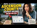 How to search Ascension County property records online for free