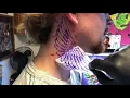 Wing Neck Tattoo