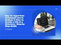 Day 15 Input from Command Line in Node js How to Create a File in a Directory Step by Step Guide