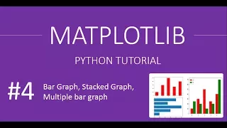 How to plot Stacked Bar Graph Multiple Bar Graph Horizontal Graph MatPlotLib Tutorials 4