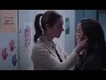Jules and Mika First Lesbian Kiss Grey s Anatomy