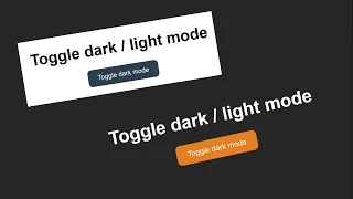 Toggle light and dark mode css dark mode toggle javascript dark mode light mode switch in Hindi