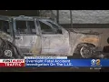 Fiery crash turns fatal on LIE