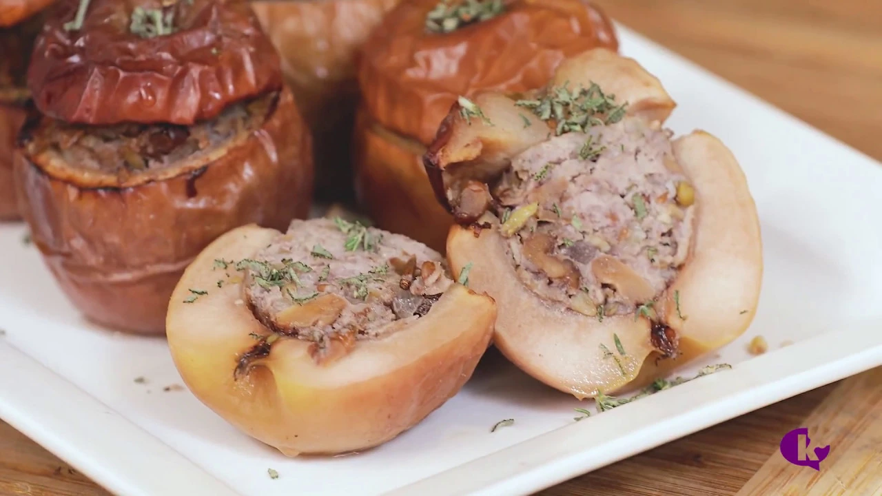 Dress Up Your Table with Veal-Stuffed Apples