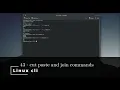 Linux CLI 43 cut paste and join commands