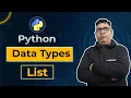 Python Datatypes List by Tanay Sir Learn Python - CodeSquadz
