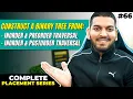 Lecture 66 Construct a Binary Tree from PostOrder Traversal