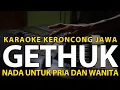 Download Lagu GETHUK - Asale Saka Telo -  Karaoke Keroncong Jawa | Nada Pria dan Wanita