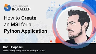 How to package your Python Application and create an MSI installer