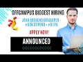 HummingBird Technologies Hiring 2025 Java Backend Developer 9 LPA Pune 2024 2025 Batch