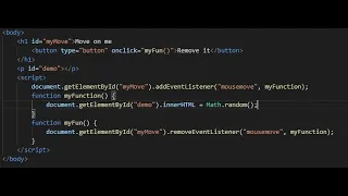JavaScript HTML DOM JS DOM Animations JS DOM Events onmousedown onmouseup onload onfocus event