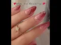 Golden Rose Almond Nails