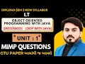 OBJECT ORIENTED PROGRAMMING WITH JAVA OOP WITH JAVA MIMP FOR GTU EXAM UNIT 1 SEM 3 IT MIMP