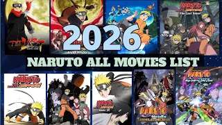 NARUTO ALL MOVIES LIST IN ORDER