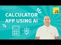 Calculator JavaScript App using AI