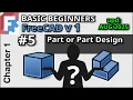 Workbench Choice in FreeCAD Part Design vs Part Basic Beginners FreeCAD v1 Course Lesson 5