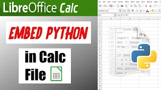 Embed Python Scripts into ODS file - LibreOffice Calc