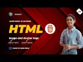 HTML Tutorial Image and Anchor tags Full Stack Web Development Course