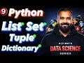 List Set Tuple and Dictionary in Python Explained in Hindi Ultimate Data Science Series