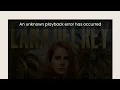 How to fix Outertune unknown playback error occurred