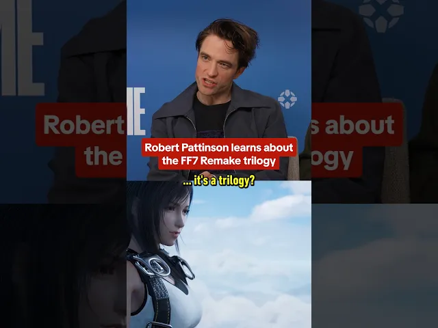 Robert Pattinson didn't realize FF7 Remake was a trilogy #primetime