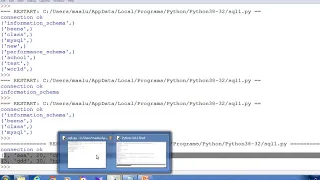 Python Mysql connectivity - practical session part 2