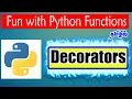 115 Decorators in Python Tamil Use Of Decorators Python Tutorial in Tamil