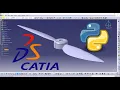 Automatic UAV blade generator with NACA profiles in CATIA using Python scripts PyCATIA