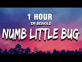 Download Lagu [1 HOUR] Em Beihold - Numb Little Bug (Lyrics) “do you ever get a little bit tired of life”