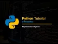 Key Features in Python features of python programming language