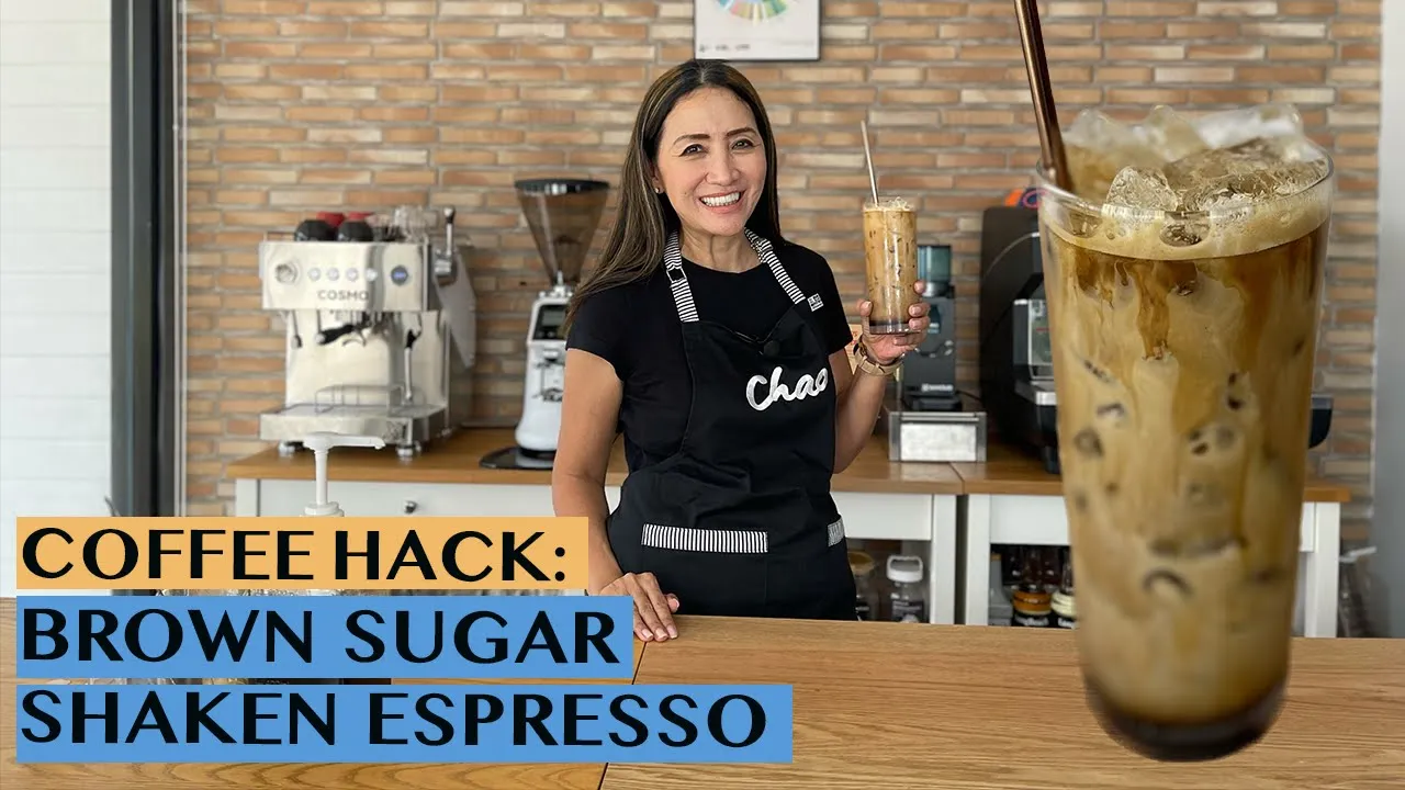 MAKE ICED BROWN SUGAR SHAKEN ESPRESSO - THE CHAO WAY! Starbucks Coffee Hack