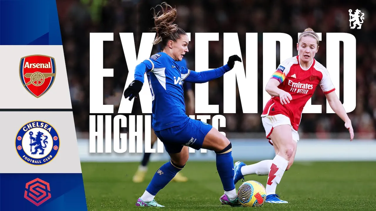 Arsenal Women 4-1 Chelsea Women | HIGHLIGHTS & ...