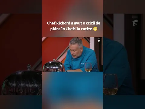 Chef Richard a avut un moment emoționant la Chefi la cuțite, când s-a gândit la fiica sa