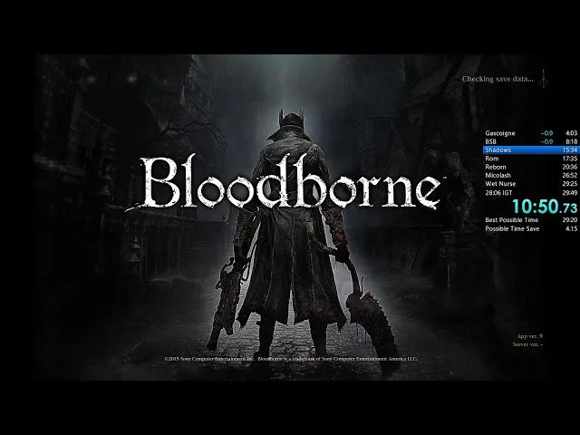 Bloodborne Any% CP Speedrun in 27:58 IGT (World Record)