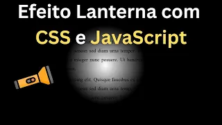 Flashlight Effect with CSS and JavaScript Interactive Flashlight Effect with Mouse and Touch