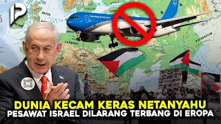 Netanyahu Ketakutan! Pesawatnya Putar Menjauhi Eropa Hindari Risiko Ditangkap