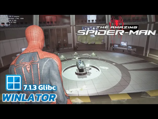 Winlator Glibc (Afei) - Gameplay The Amazing Spider-Man (Windows) on Android