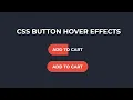 How to create Button hover effects with only HTML CSS