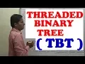 Threaded Binary Tree TBT IN Data Structure Explaination