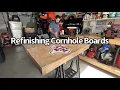Refinishing Cornhole Boards
