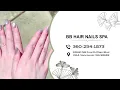 BB HAIR NAILS SPA pearlescent solid color design 2025