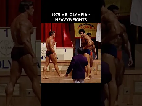 1975 MR. OLYMPIA HEAVYWEIGHT DIVISION! #shorts #gym #bodybuilding #oldschoolbodybuilding