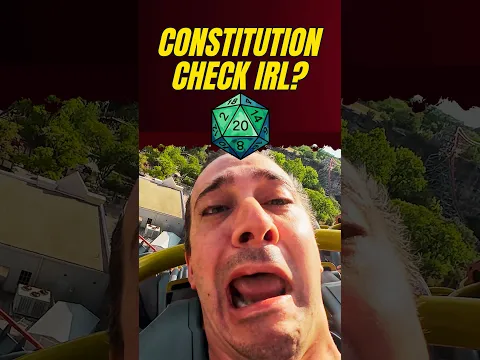 Doing a constitution check IN REAL LIFE 🫣#dungeonsanddragons #patreonpartner