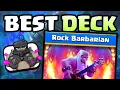BEST DECK TO BEAT ROCK BARBARIAN CHALLENGE IN CLASH ROYALE