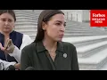 FULL GAGGLE AOC Pressed On Support For Progressives In Key Democratic Primaries