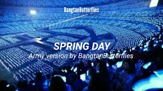 Download BTS - Spring day(Army's version) MP3