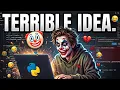 I tried learning Python and IMMEDIATELY REGRETTED IT