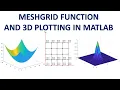 Introduction to Meshgrid Function and 3D Plotting in MATLAB